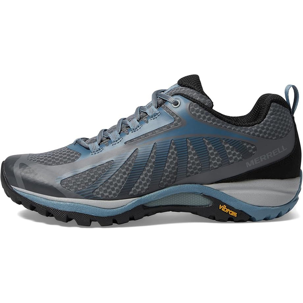 Merrell Womens Siren Edge 3 Hiking Shoes Size 7.5 WIDE Blue Grey Waterproof NWOB