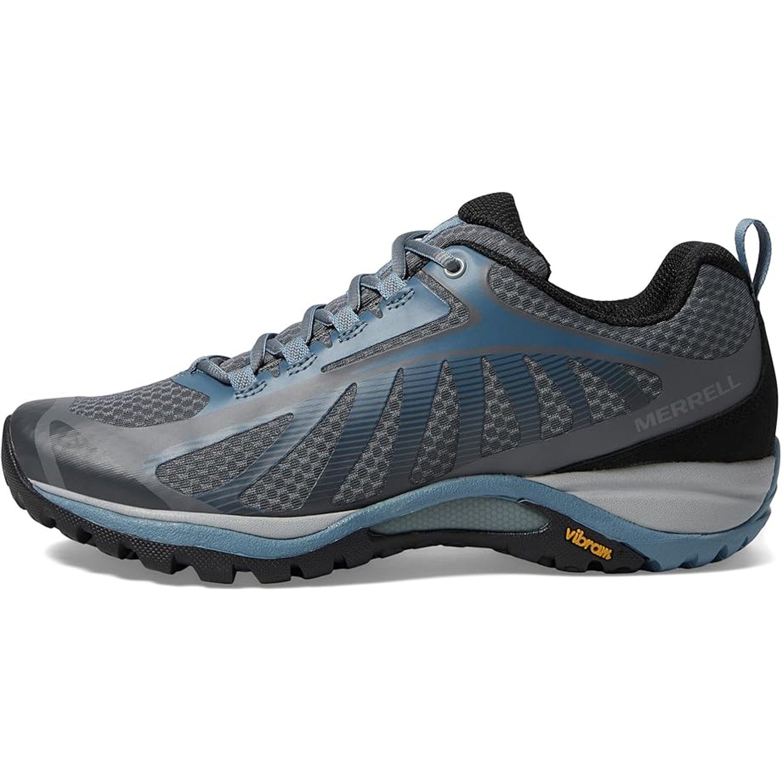 Merrell Womens Siren Edge 3 Hiking Shoes Size 7.5 WIDE Blue Grey Waterproof NWOB