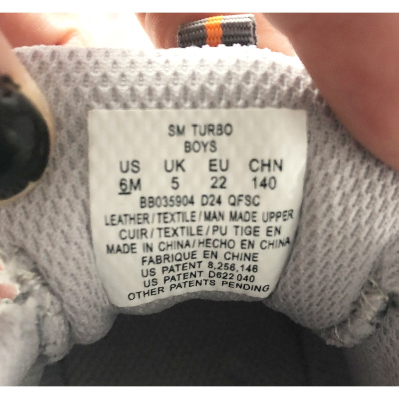 Stride Rite Boy's Sneaker SM Turbo Size 6 Toddler Shoes Grey NIB