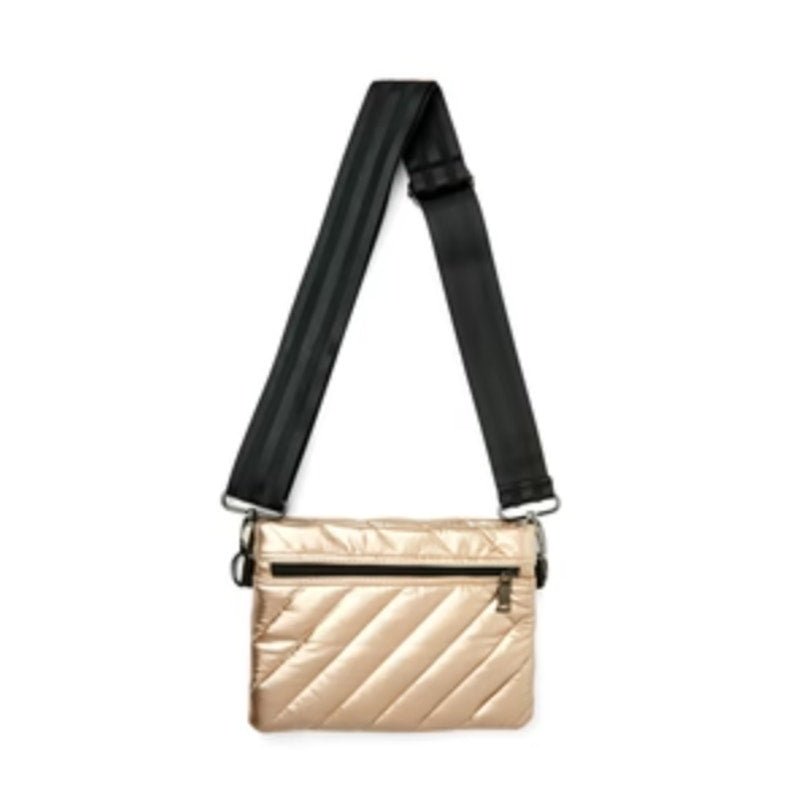 THINK ROYLN Diagonal Bum Bag 2.0 Pearl Cashmere One Size Purse NWT