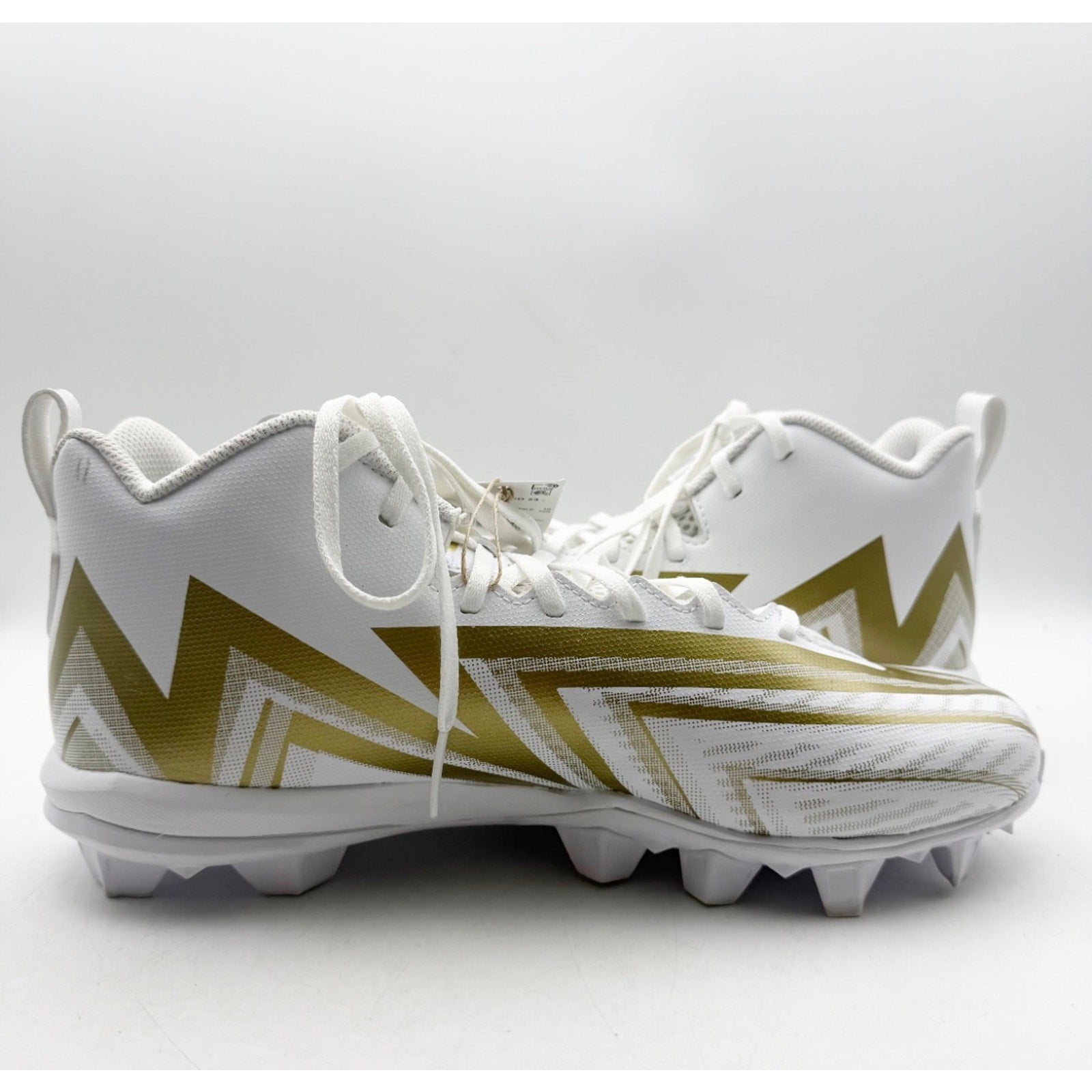 Adidas Men's Freak Spark MD 23 Football Cleats US 11 White Gold Athletic NWOB