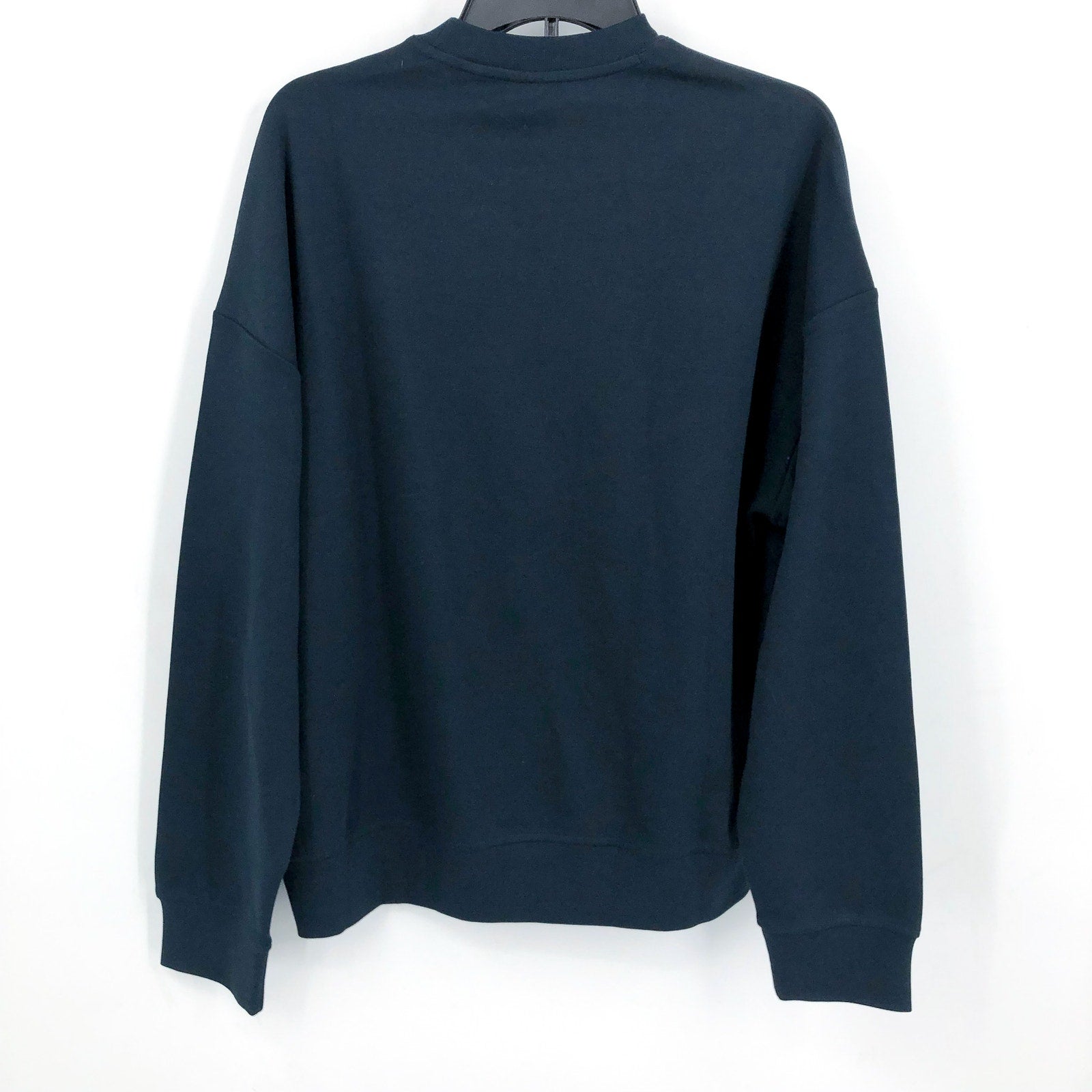ARMANI EXCHANGE Men's Logo Band Sweatshirt Medium Dark Navy Blue Crewneck NWT