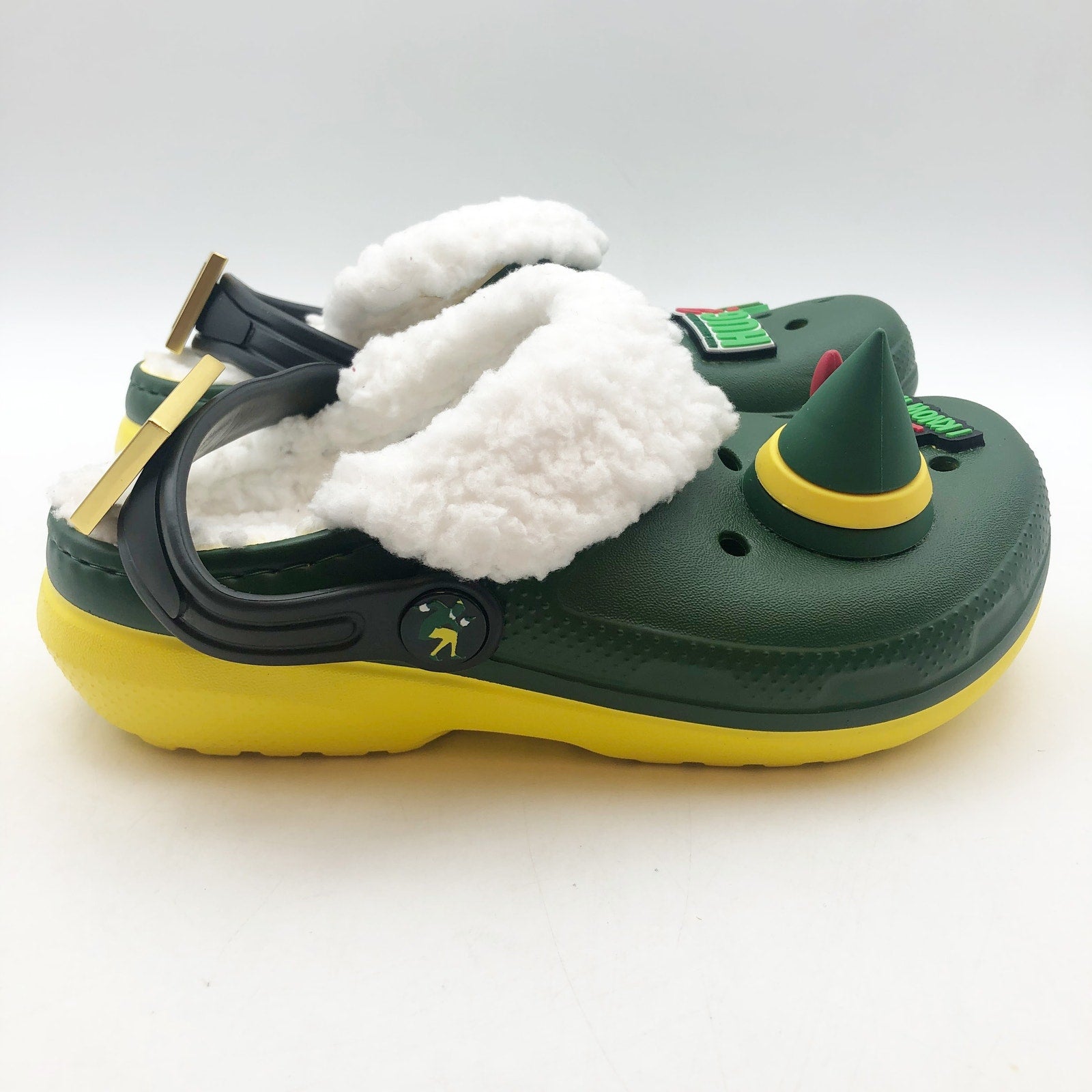 Crocs Kids Elf Classic Clogs Size 13 Festive Green NWT