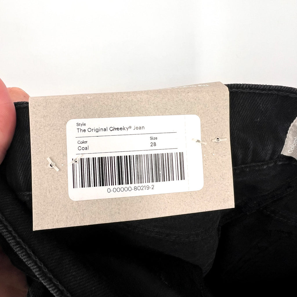 EVERLANE Women's The Original Cheeky Jeans Size 28 US 6 Reg Black Coal NWT