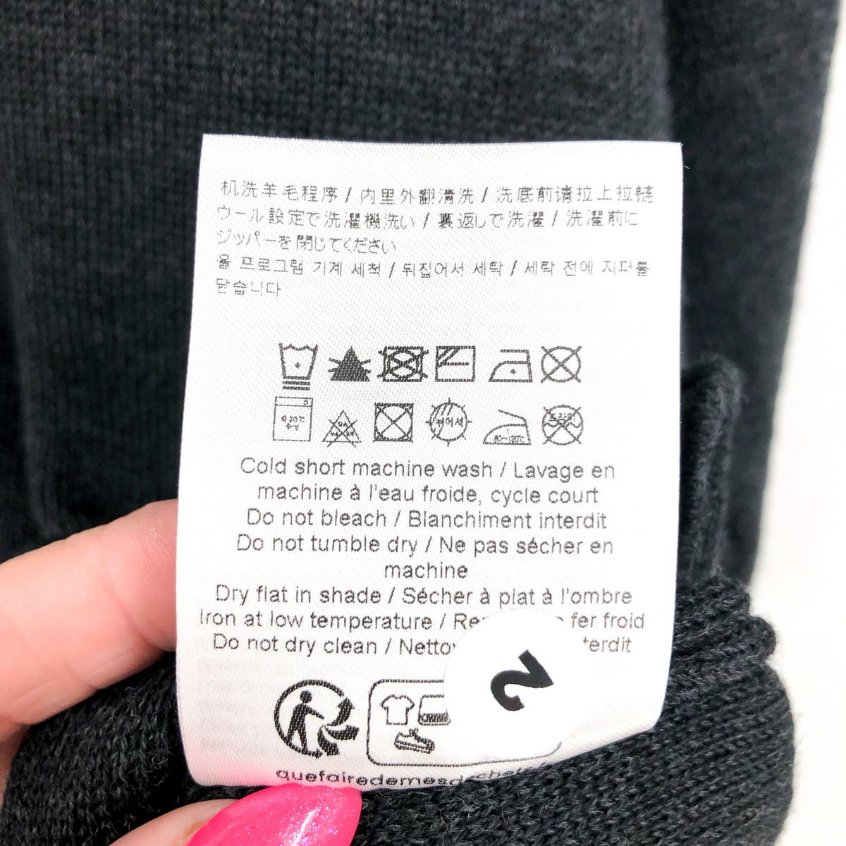 DALE OF NORWAY Moritz Merino Wool Sweater Large Black Raspberry NWT