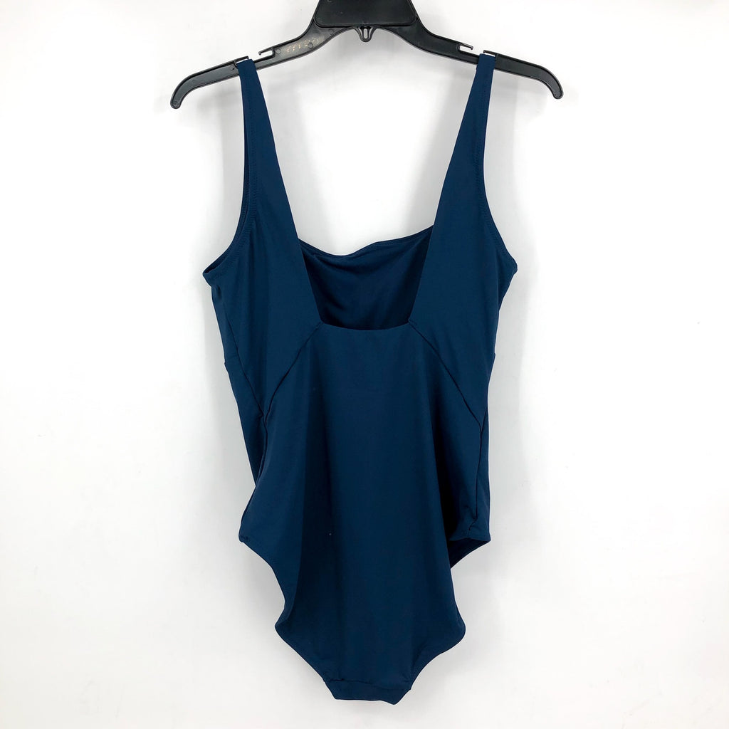 TOMMY BAHAMA Palm Modern One-Piece Swimsuit SIZE 8 Midnight Blue OTS NWT