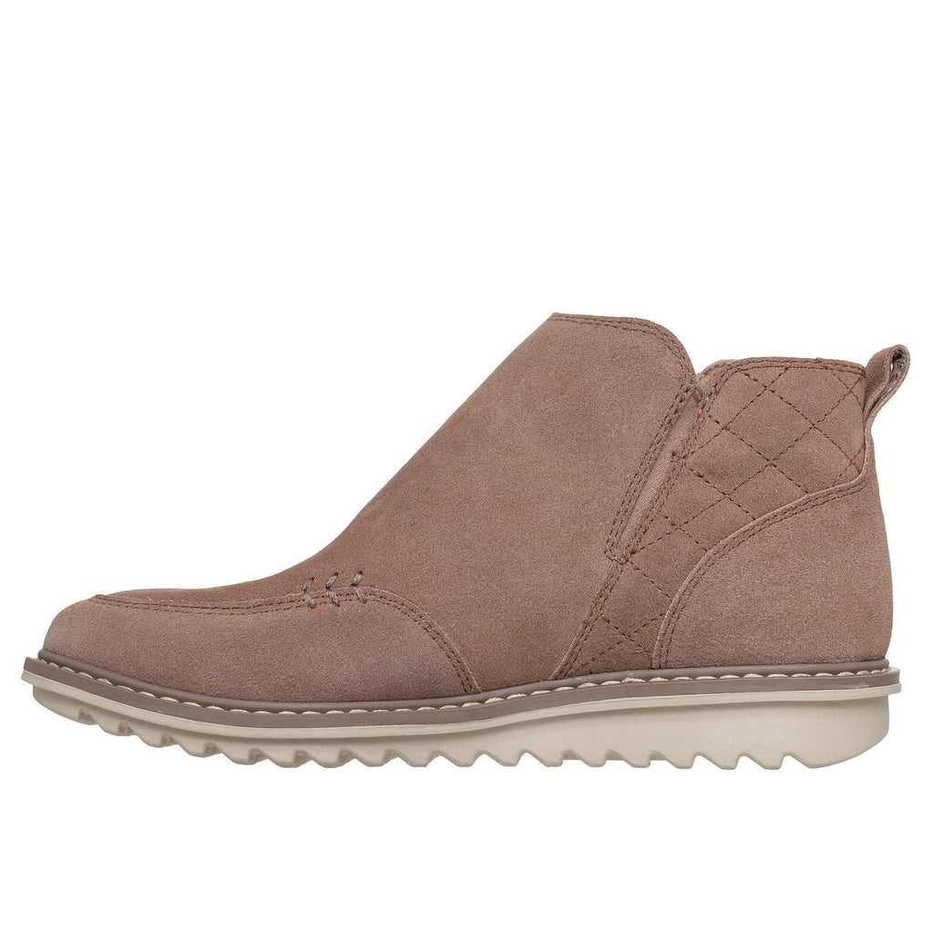 Skechers Womens Arch Fit Mojave Boundless Bliss Ankle Bootie Size 8.5 Brown NWOB