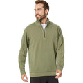 TOMMY BAHAMA Men's Ben And Terry Half Zip Sweatshirt XXL Green Tea Leaf NWT