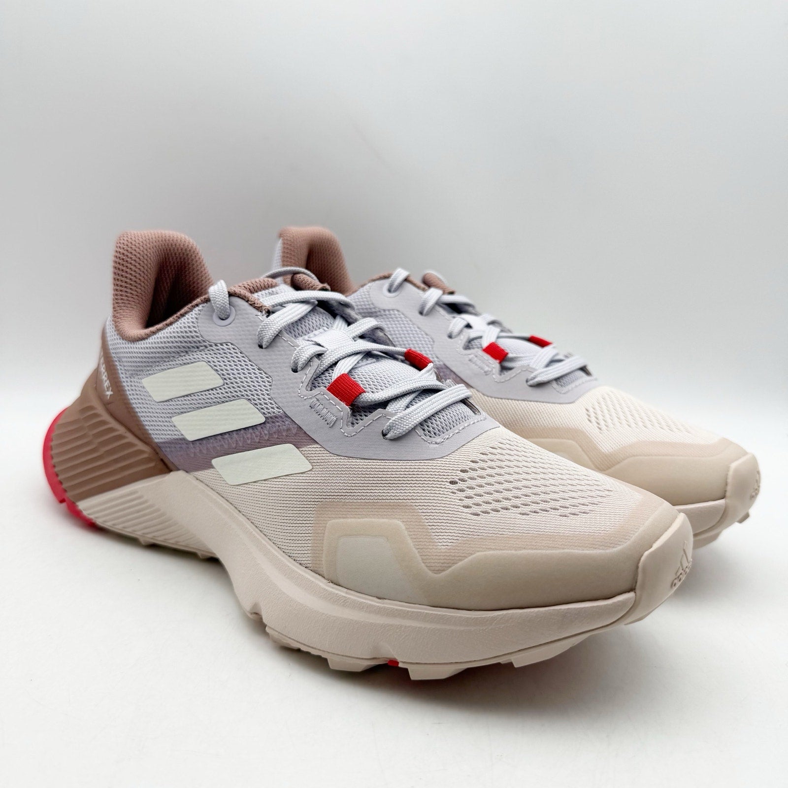 Adidas Womens Terrex Soulstride Trail Running Sneaker US 6 Cream Multicolor NWOB