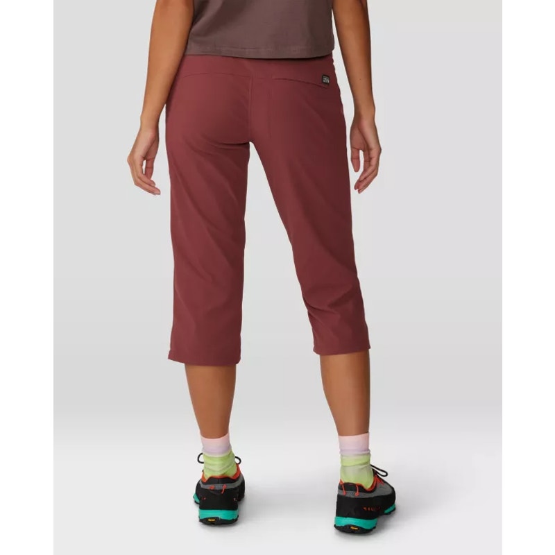 MOUNTAIN HARDWEAR Women's Dynama 2 Capri Pants XL Brick Red Pluot Hiking NWT