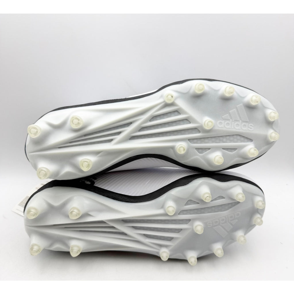 ADIDAS Men's Nasty 2.0 Football Cleats Size 9 White Black Zipper NWOB GV8306