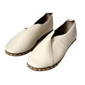 NIDA LU Womens LU Loafers EU 40 US Size 9 Bone White Leather NWOB