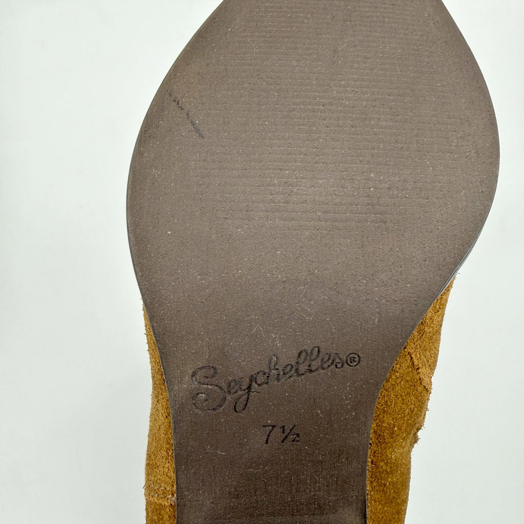Seychelles Womens Begging You Knee High Boots US 7.5 M Brown Suede NWOB