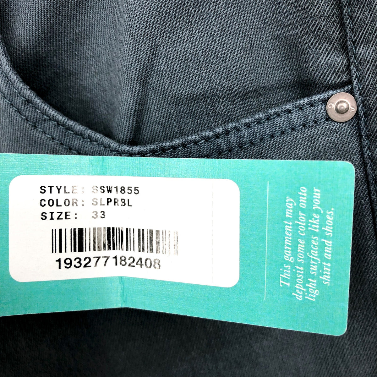 AG ADRIANO GOLDSCHMIED Prima Ankle Cigarette Jeans Size 33 US 16 BLUE GREY NWT
