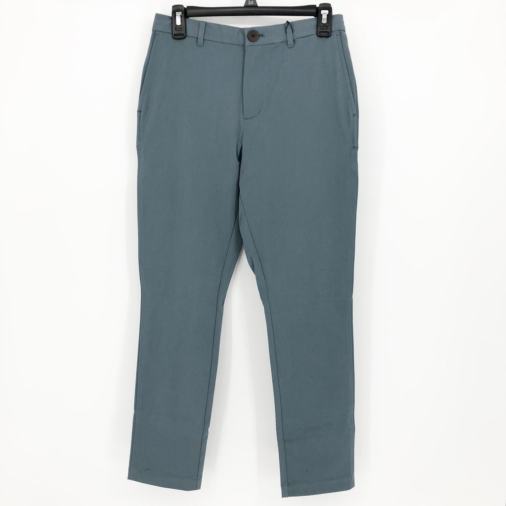 MINISTRY OF SUPPLY Men's Pace Tapered Chino Pants 36x35 Blue Flat Front NWT