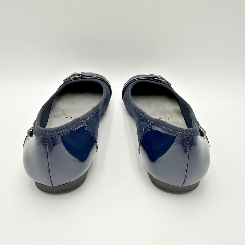 Anne Klein Womens Sport Able Flats Size 6.5 M Navy Blue NIB