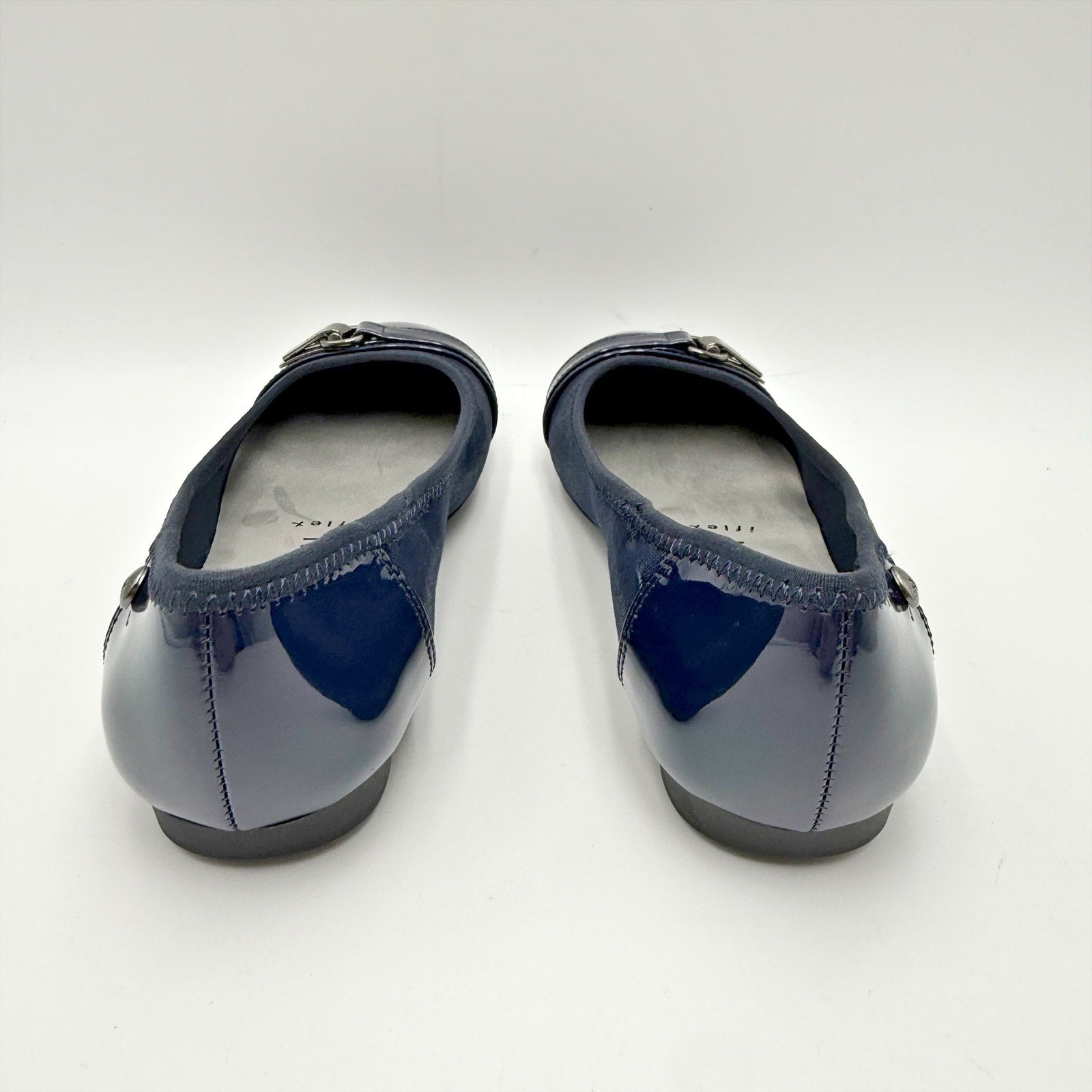 Anne Klein Womens Sport Able Flats Size 6.5 M Navy Blue NIB