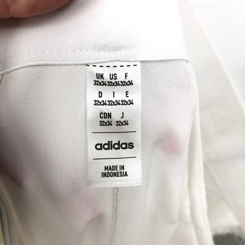 ADIDAS Men's Ultimate365 Modern Golf Pants 32x34 White Stretch Twill NWT