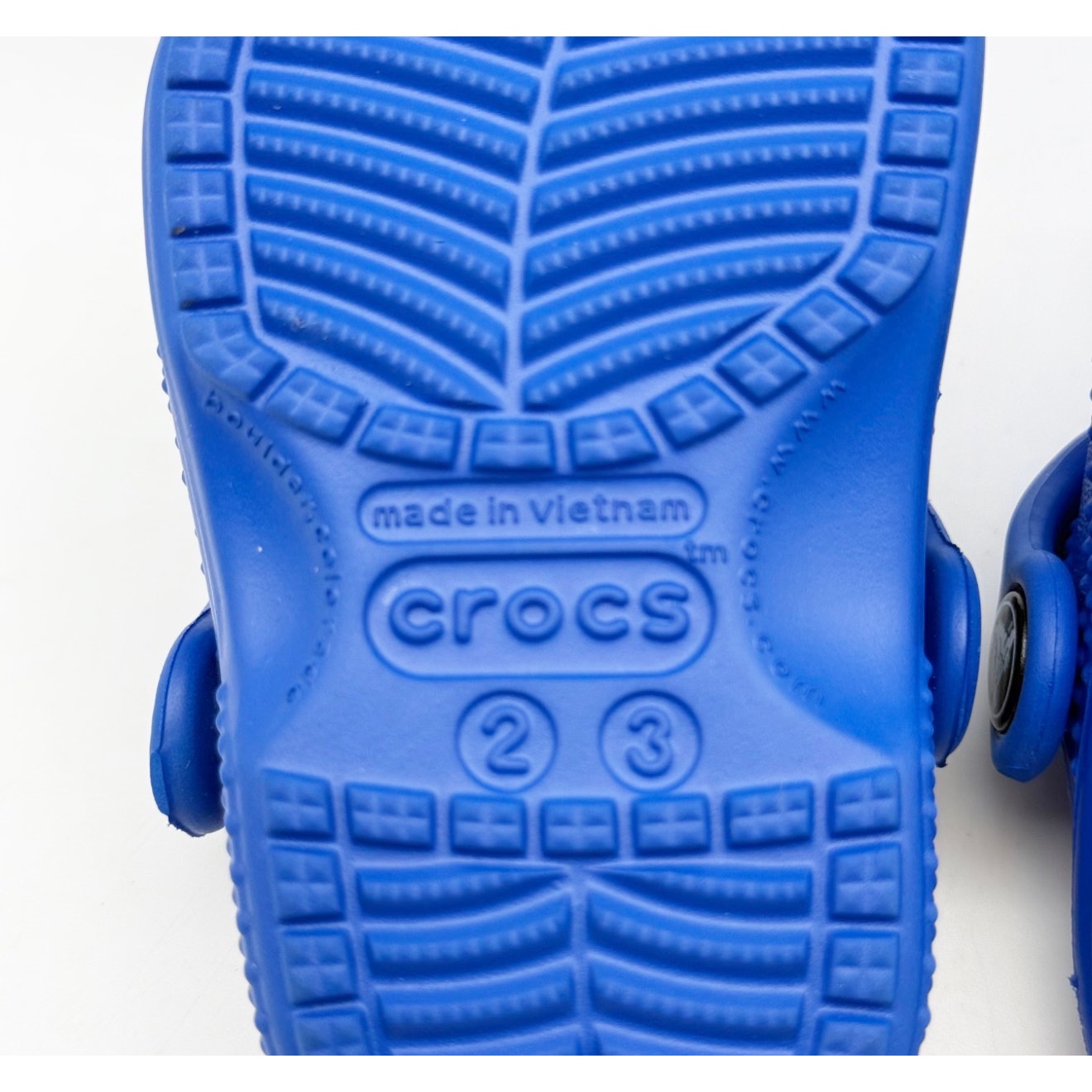 Crocs Baby Boys Classic Littles Clogs C2 C3  Blue NWOB