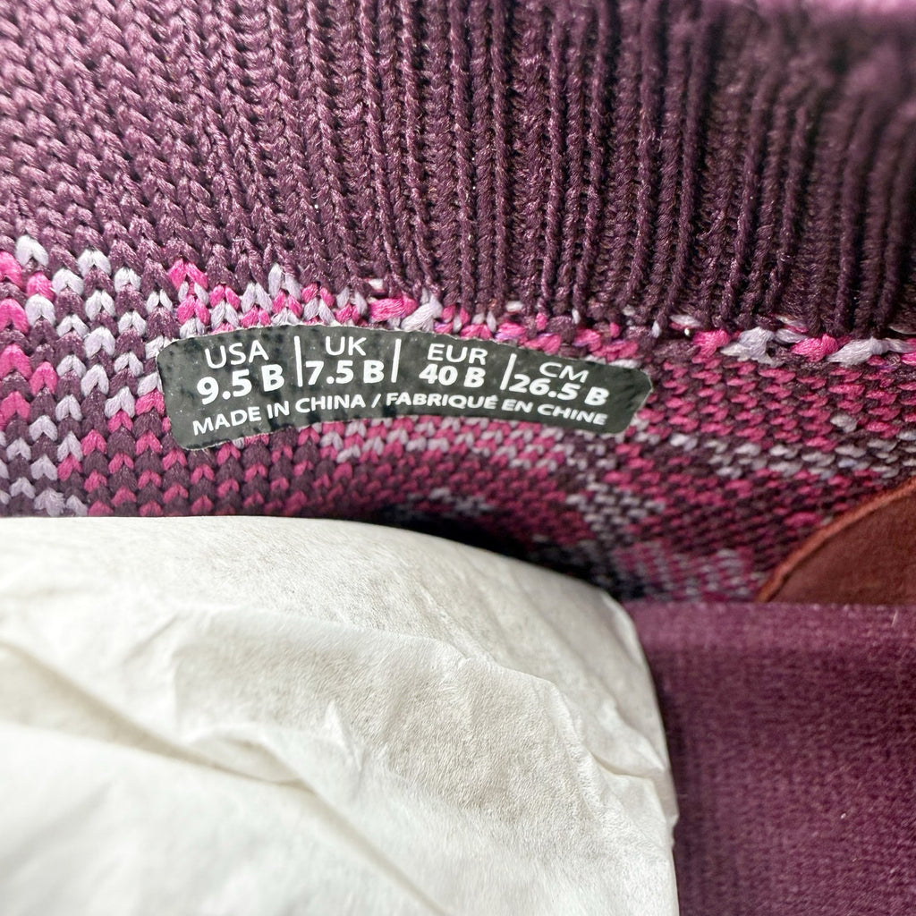 Spenco Womens Karma Stretch Sneakers US 9.5 M EU 40 Fuchsia Floral Purple NIB
