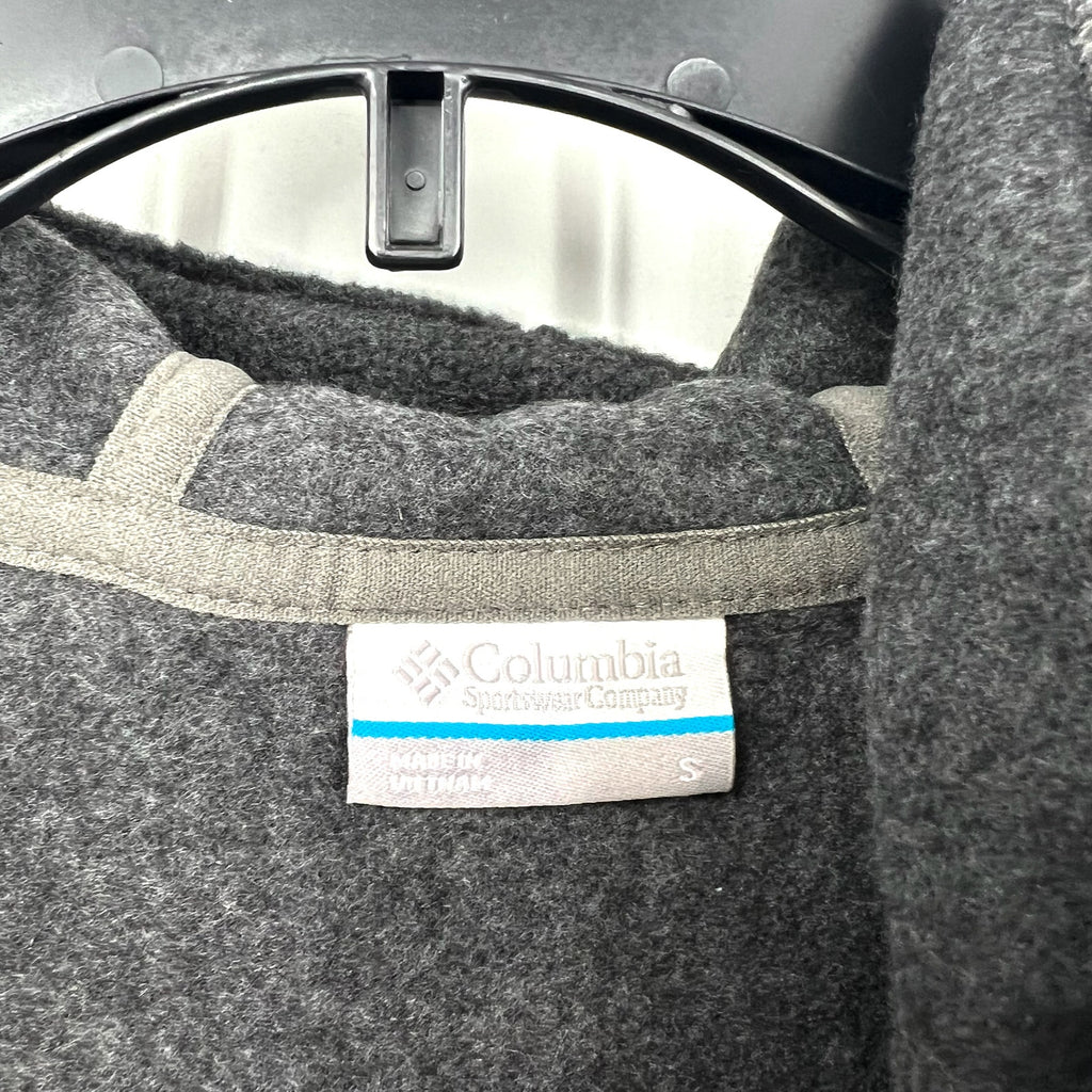 COLUMBIA Womens Benton Springs II Hoodie Jacket Small Dark Gray Full Zip NWOT