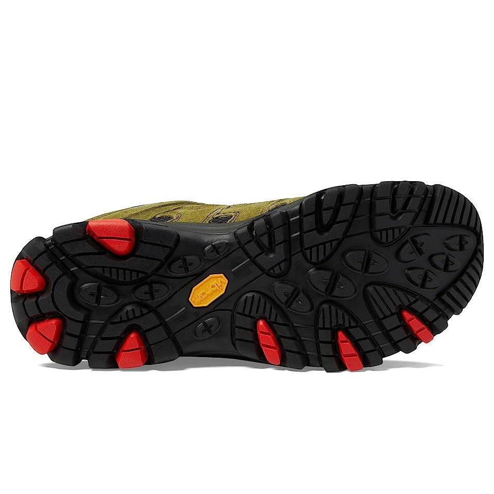 Merrell Mens Moab 3 Hiking Sneakers US 10 Green Black Suede Leather NIB