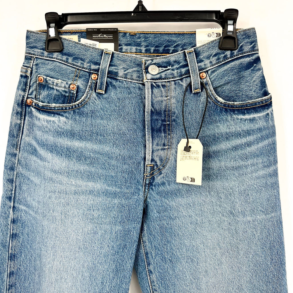 LEVI'S Womens 501 90's Ankle Jeans 31x27 US 12 Mid Rise Straight A9150-0002 NWT