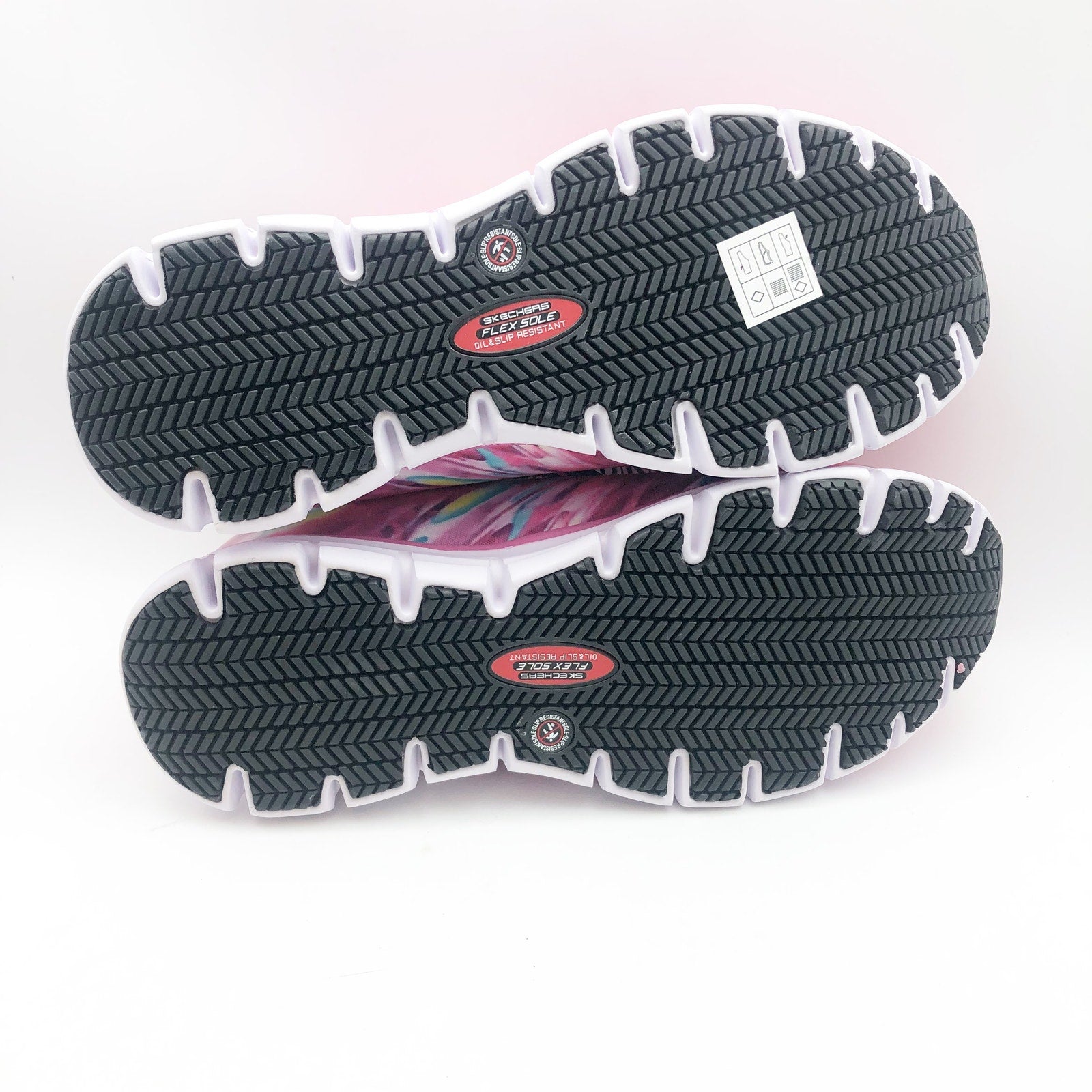 Skechers Women's Sure Track Work Shoes Size 7.5 Hot Pink Comp Toe SR NIB