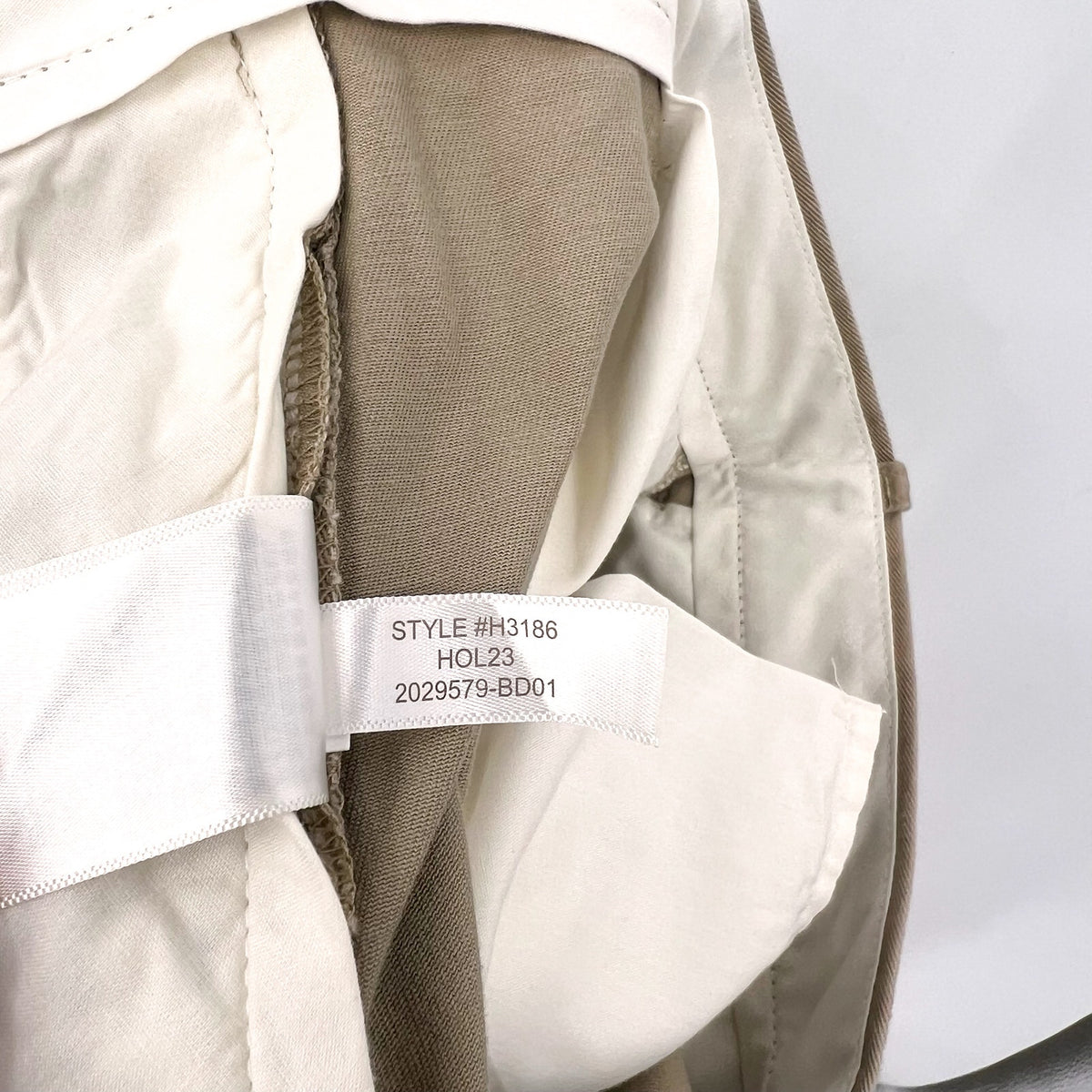 J.CREW Mens Straight-fit Flex Chino Pants 31x32 Khaki Flat Front H3186 NWT