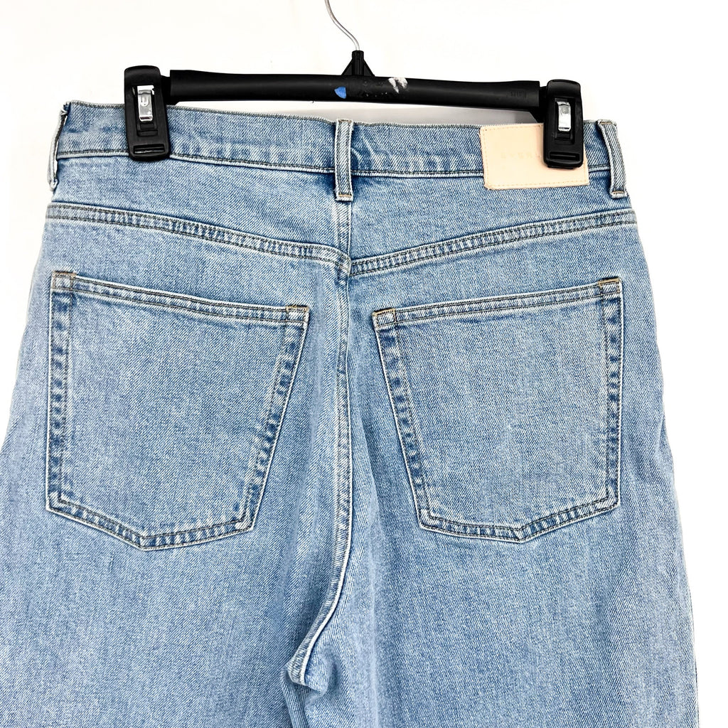 EVERLANE Women's The Way-High Jeans Size 28R US 6 Light Indigo Blue Denim NWT