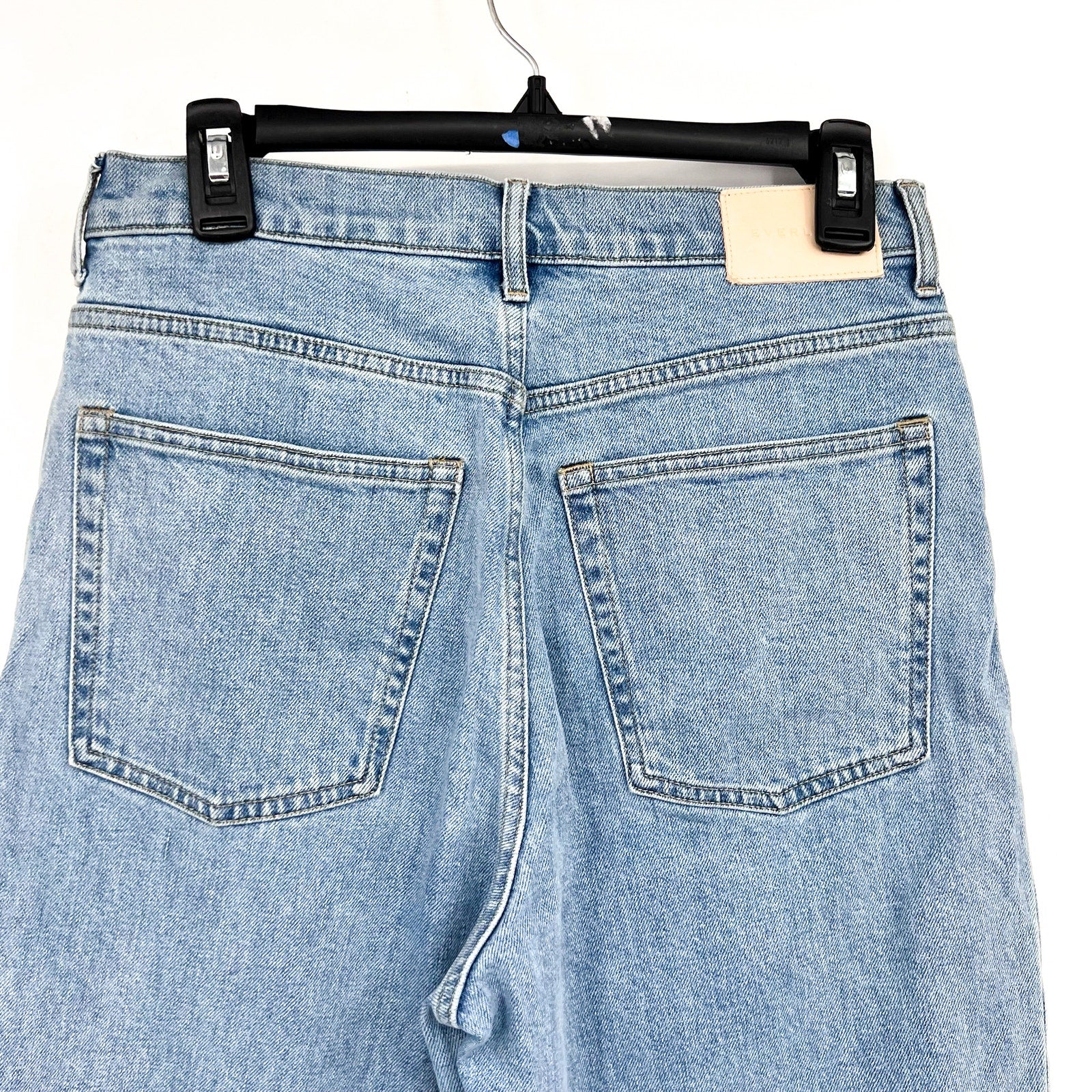 EVERLANE Women's The Way-High Jeans Size 28R US 6 Light Indigo Blue Denim NWT