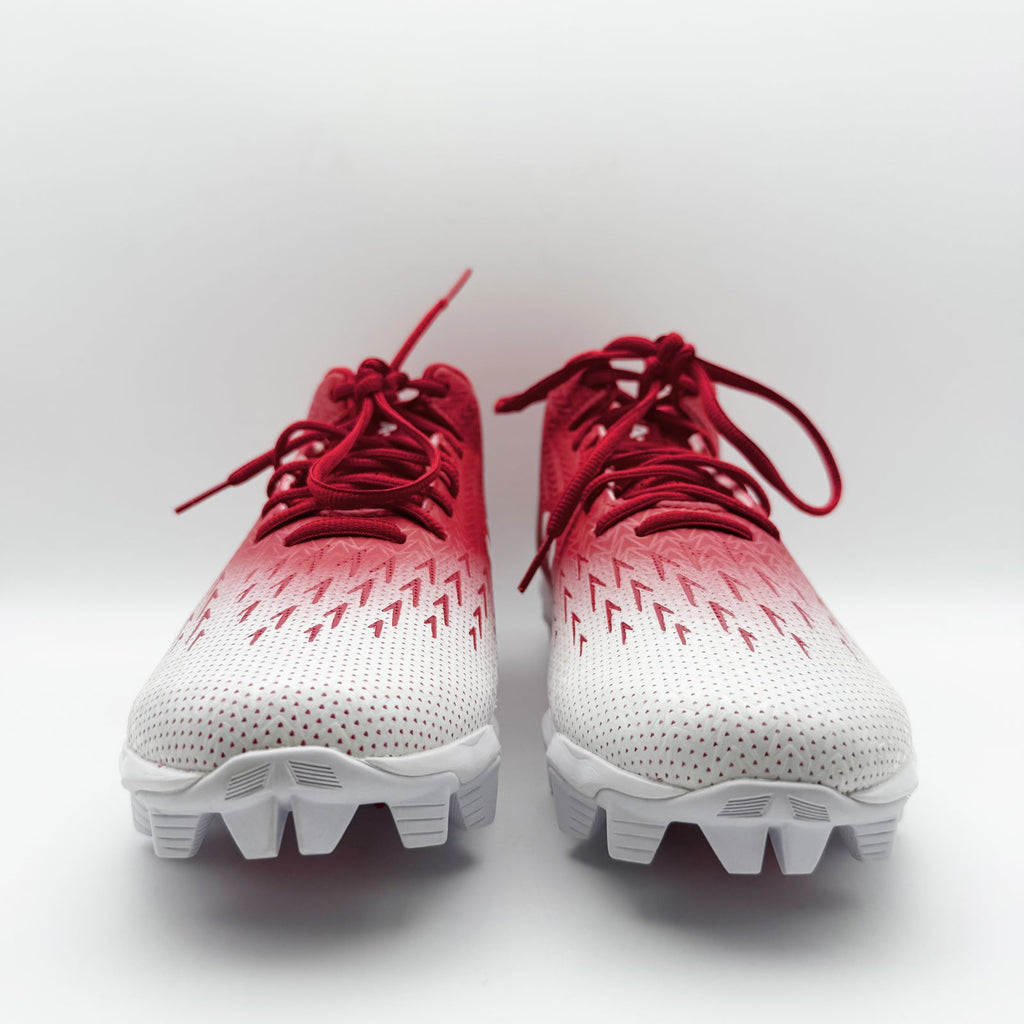 Under Armour Men's Spotlight Franchise RM Cleats Size 9.5 Red White NWOB