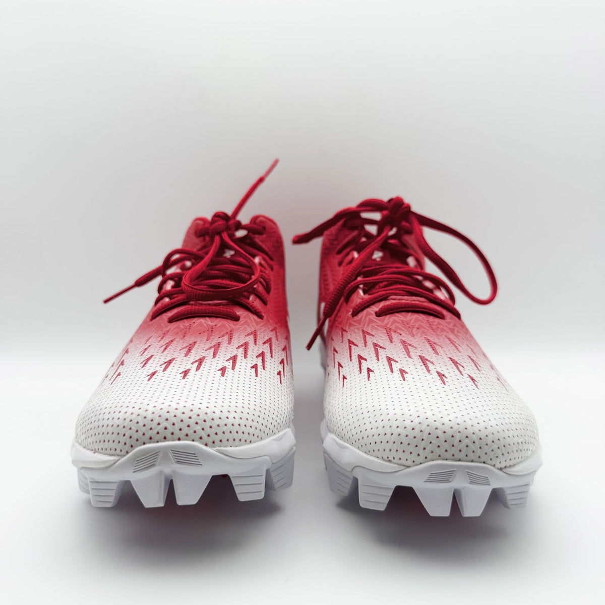 Under Armour Men's Spotlight Franchise RM Cleats Size 9.5 Red White NWOB