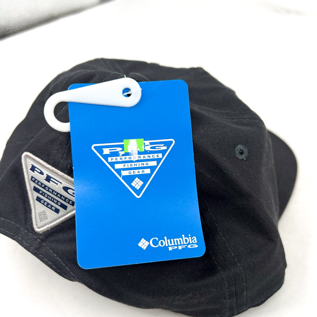 COLUMBIA Unisex Adult PFG Back Tack Snap Back Hat One Size Grey PG Palm NWT