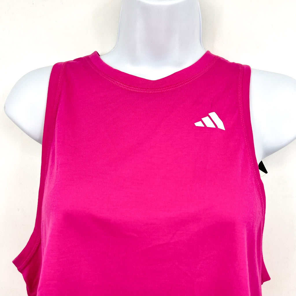 ADIDAS Womens Train Essentials Boxy Workout Tank Top Small Pink NWT
