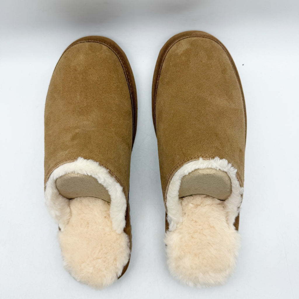 Ugg Mens Leisure Nomad Slipper US 9 EU 42 Brown Tan Suede NWOB