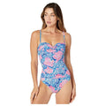 LILLY PULITZER Womens Layne One-piece Swimsuit Size 0 Blue Pink Sway with Me NWT