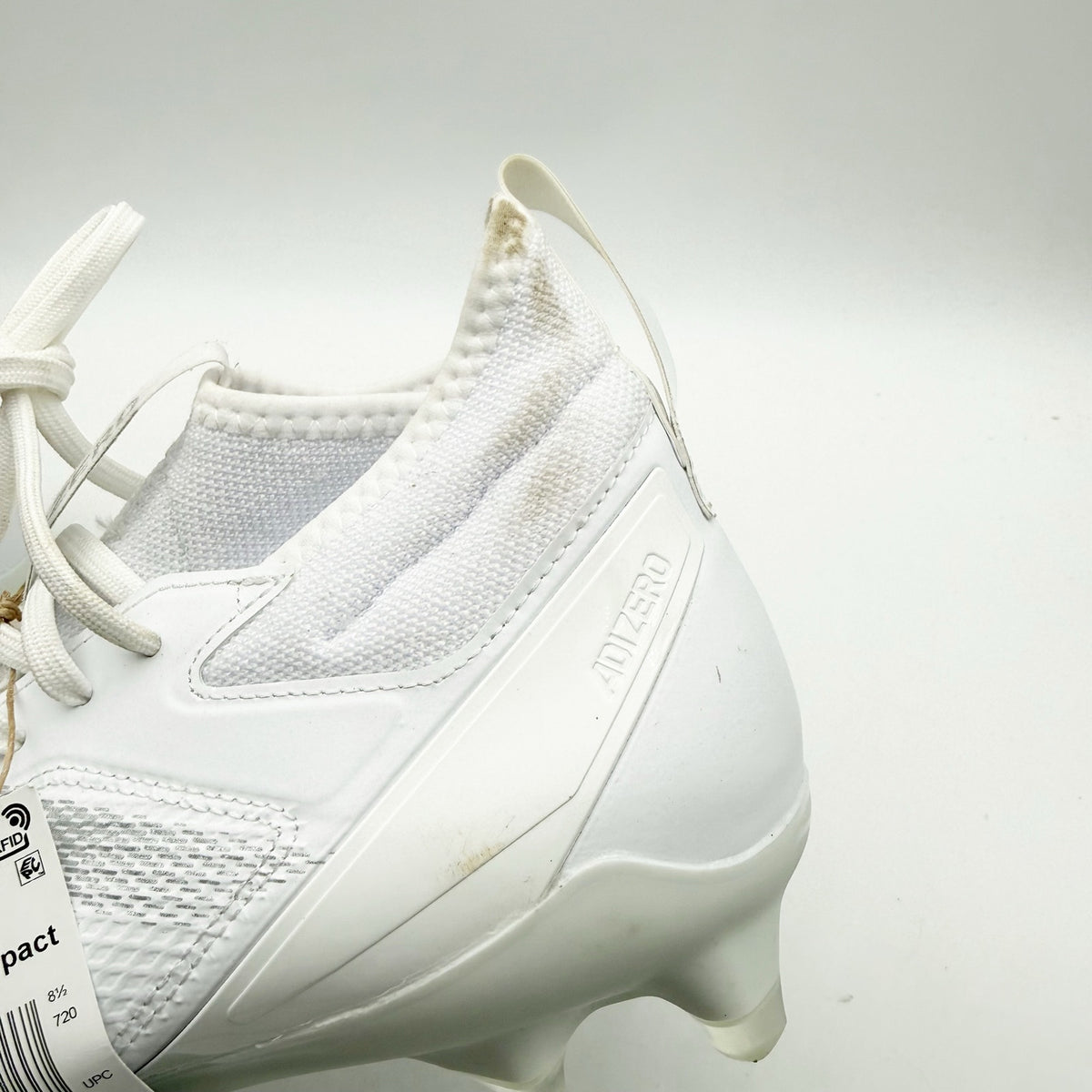 Adidas Mens Adizero Impact Football Cleats Size 9 White Athletic IF2475 NWOB