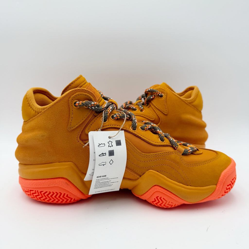 Adidas Mens X Ivy Park Top Ten 2000 Sneakers Size 8 Orange Athletic NWOB