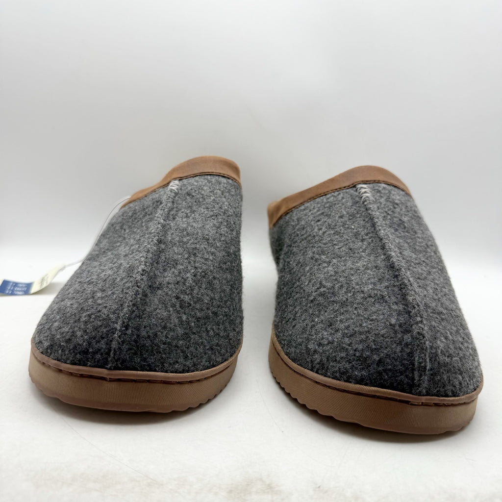 Dearfoams Mens Warner Clog Slippers US XL 13-14 EU 46.5 Grey NWT