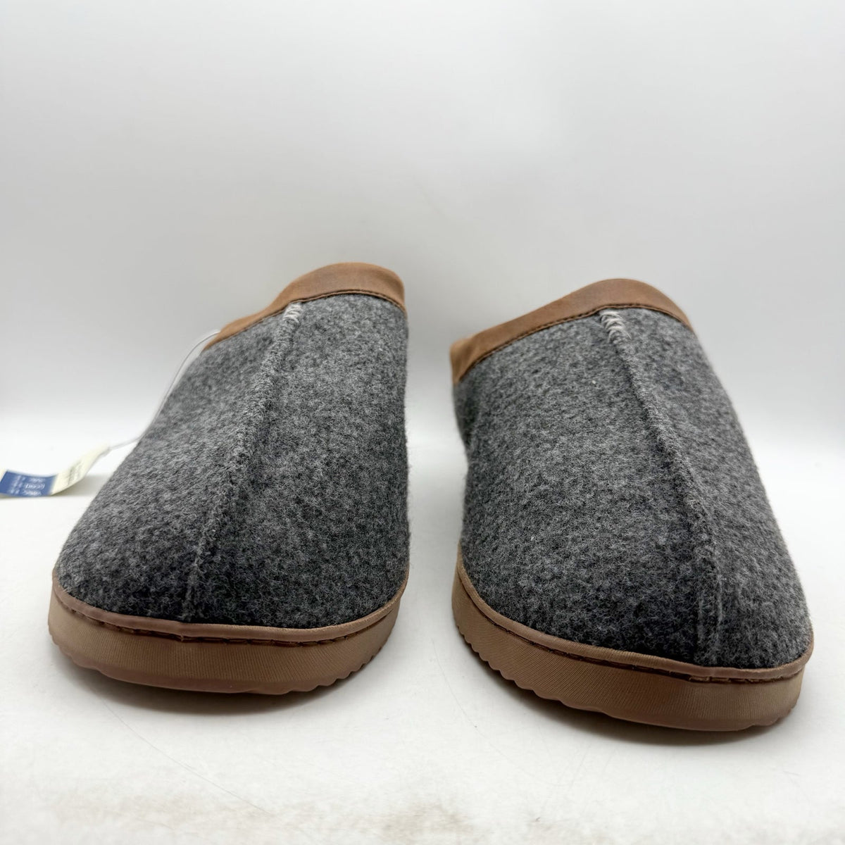 Dearfoams Mens Warner Clog Slippers XL Size 13-14 EU 46.5 Grey NWT