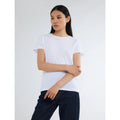 MAJESTIC FILATURES Women's Crewneck T Shirt Size 1 XS White Short Sleeve NWT