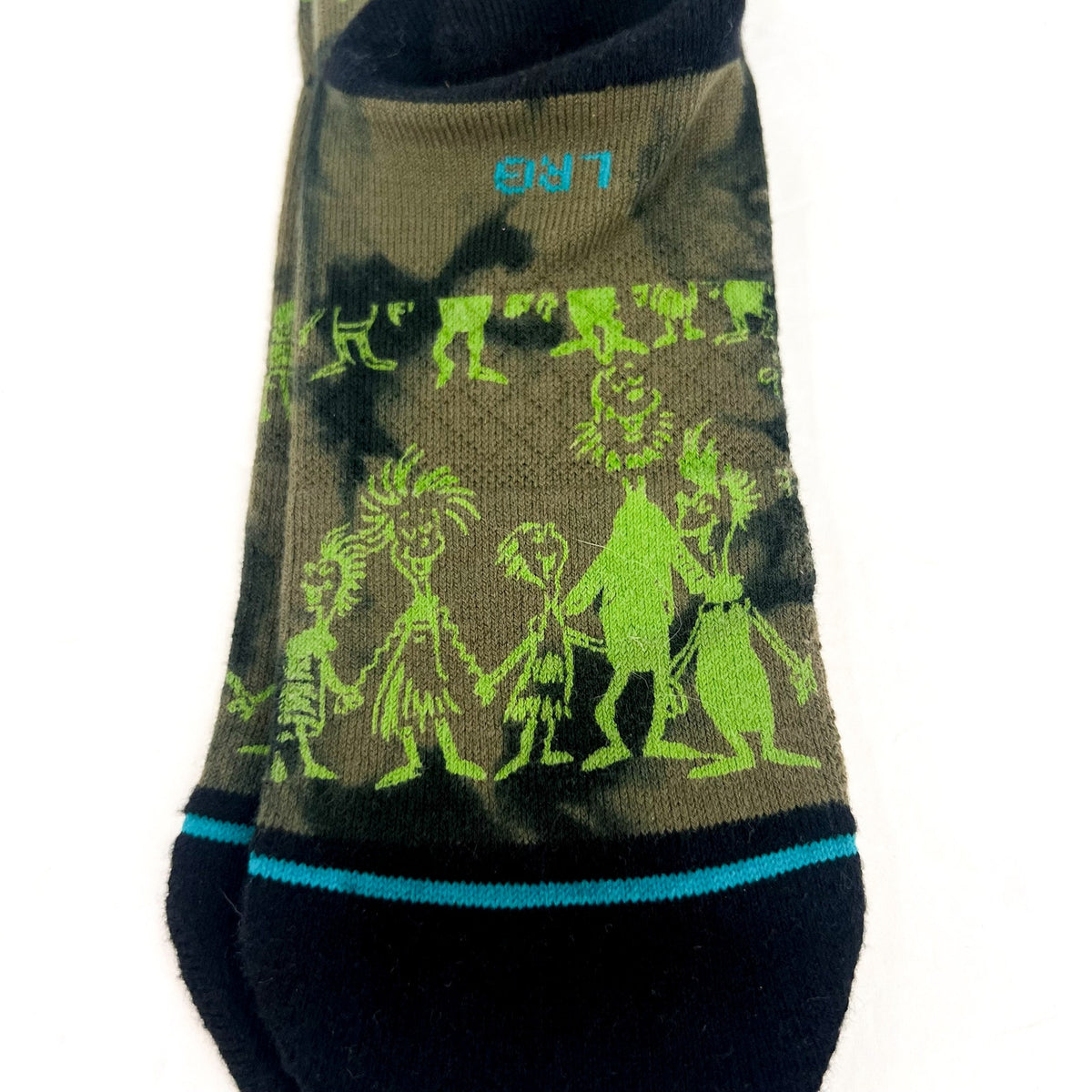 STANCE X The GRINCH Unisex Down In Whovile Crew Socks Large Green Black NWT