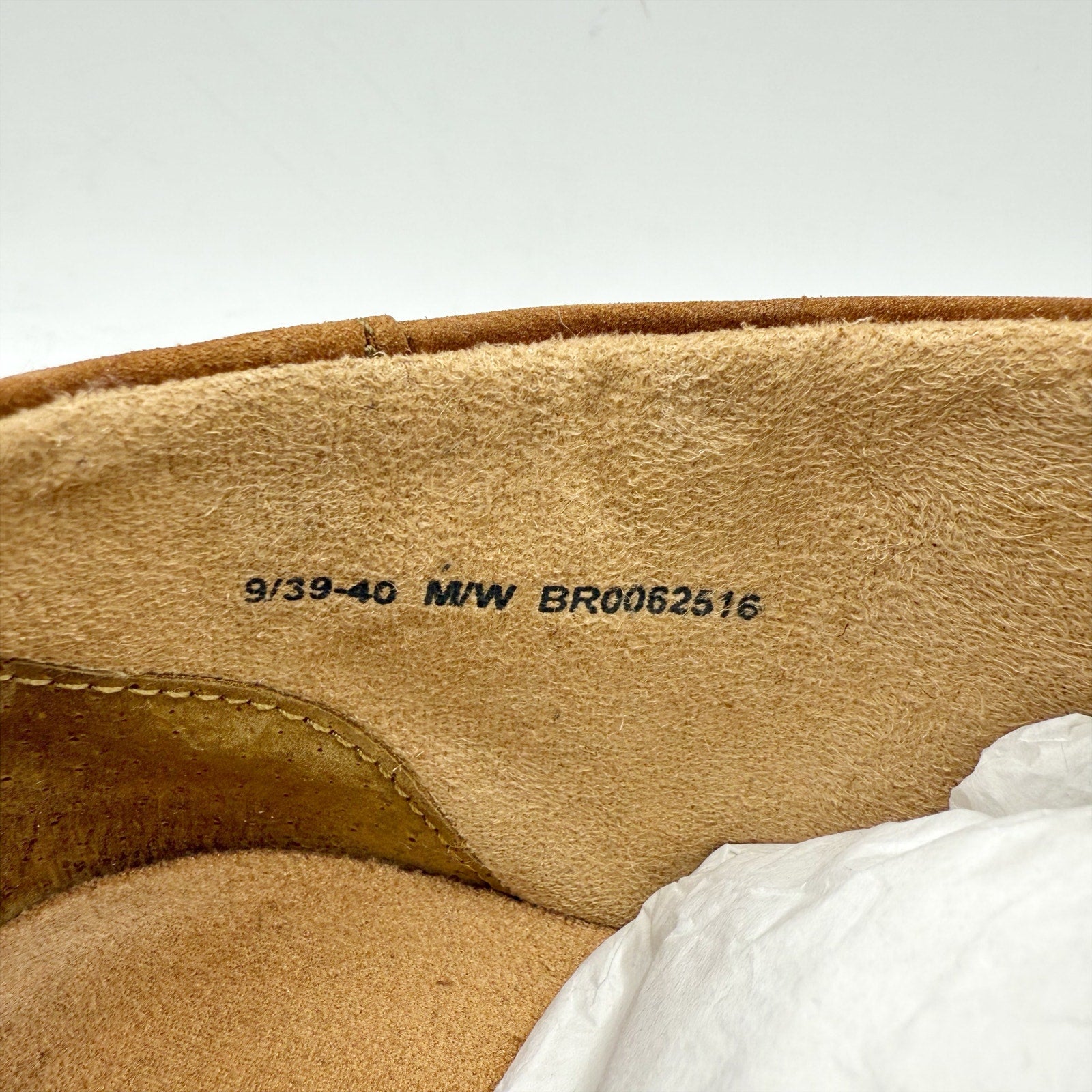 Born Womens Nuala ll Ankle Booties US 9 EU 39.5 Brown Nubuck Leather NWOB