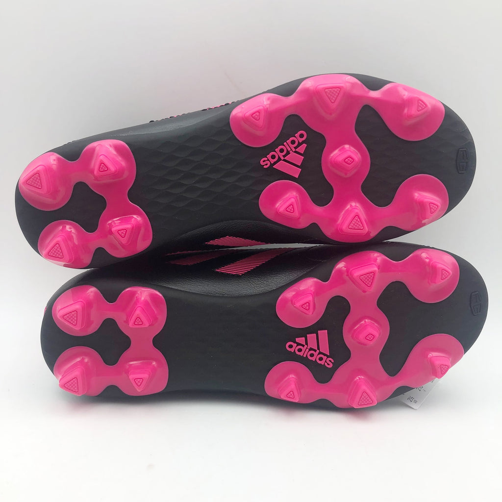 Adidas Big Kids Goletto VIII Firm Ground Soccer Cleats Size 1.5 Black Pink NIB