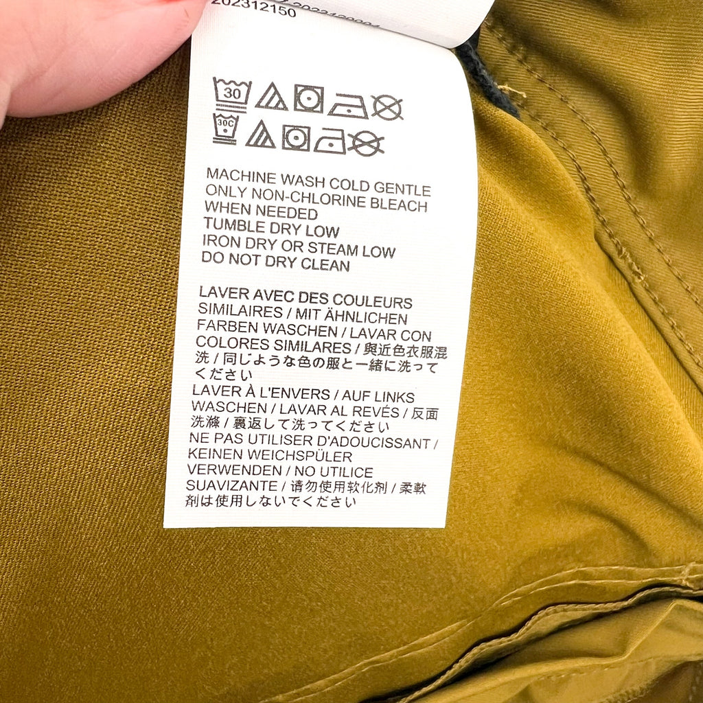 PRANA Women's Stretch Zion Cargo Shorts Size 10 Retro Olive Green 5" Inseam NWT