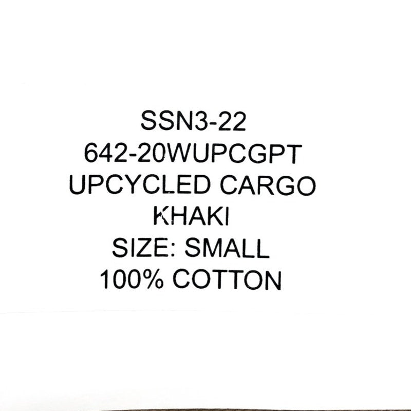 RE/DONE Women's Upcycled Cargo Trousers Khaki SMALL