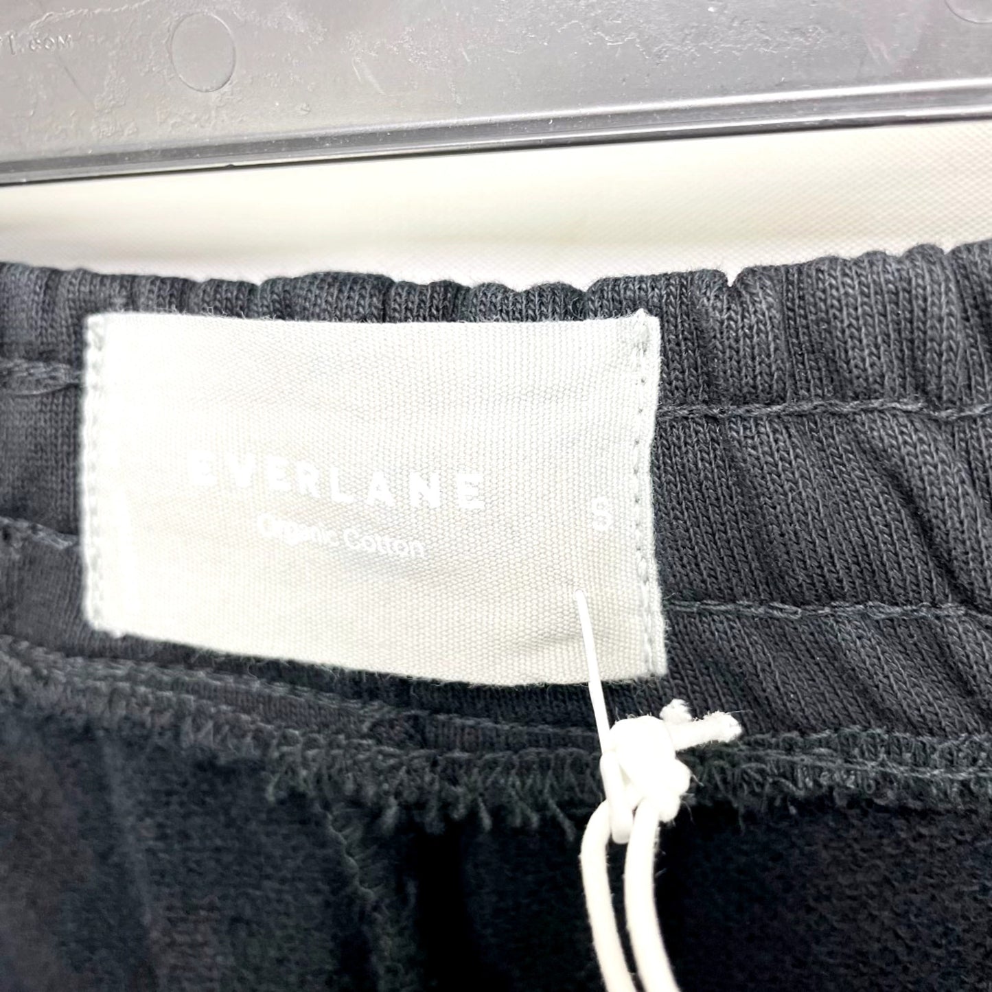 Everlane Womens The Track Jogger Sweatpants Black Organic Cotton Small