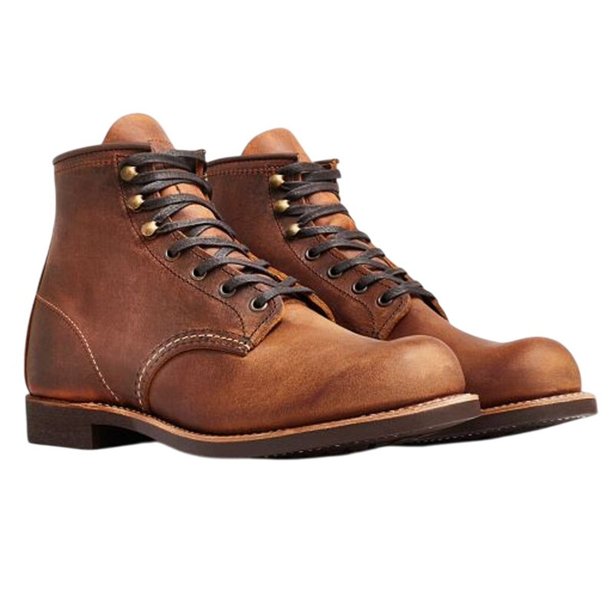 Red Wing Mens Blacksmith 6" Boots US 11D Tan Copper Rough & Tough Leather NIB