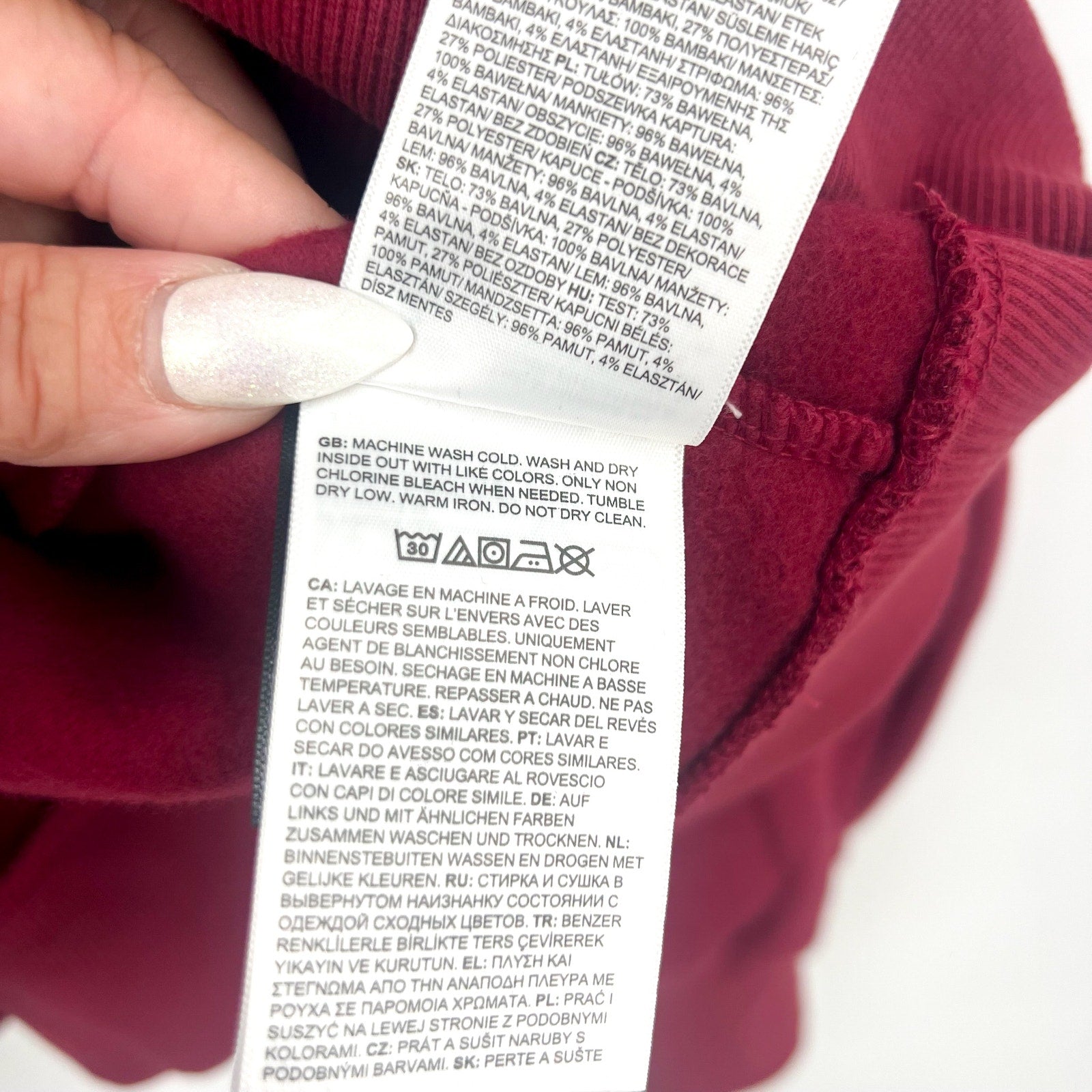 THE NORTH FACE Men Half Dome Hoodie Medium Red Beetroot Sweatshirt NWT